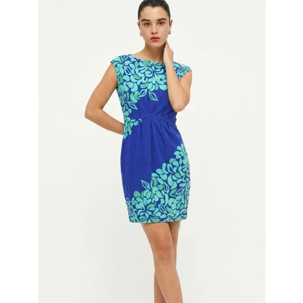LILLY PULITZER | Cap Sleeve Dress Blue Green Small